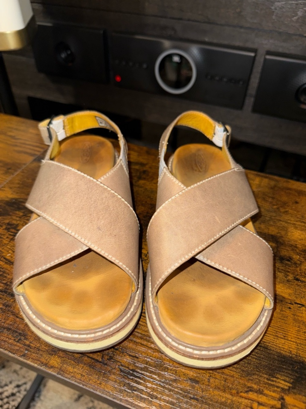 SOLD!!!!!!!!





Keen Tan Leather Slip-On Sandal